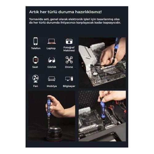 Tornavida Seti Wh-90 115 Parça Elektronikçi/saatçi Tornavida