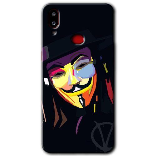 Potkal Hediye Fabrikası Samsung Galaxy A10s Kılıf HD Desen Baskılı Arka Kapak - Vendetta
