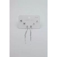 Çoklu Set Küpe - Gümüş