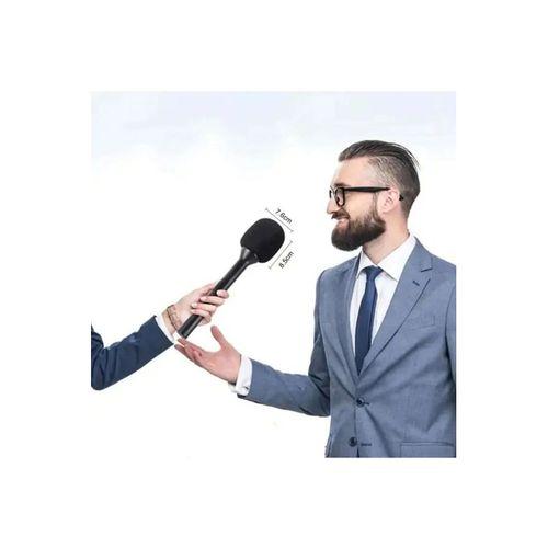 Çift Mikrofonlu Profosyonel Kablosuz Yüksek Kaliteli Ses Kaydı Röportaj Mikrofonu