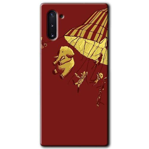 Galaxy Note 10 Kılıf HD Desen Baskılı Arka Kapak - Zoo