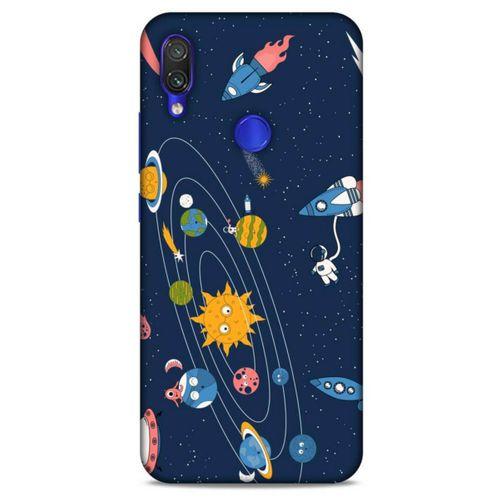 Xiaomi Redmi Note 7 Pro Uyumlu Kılıf Mavi Delisi (28) Arka Kapak Ufo