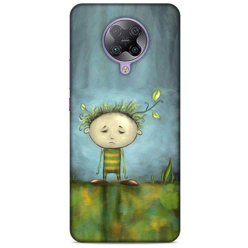 Xiaomi Poco F2 Pro Kılıf Depresyon (23) Ultra Koruma Kılıfı Siyah Gri