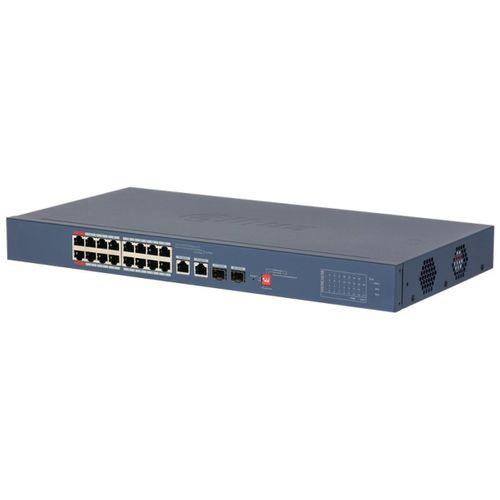 DAHUA CS4218-16ET-240 16 PORT 10/100 + 2X GB RJ45/2X1GB SFP UPLINK CLOUD YÖNETİLEBİLİR 240W POE RACKMOUNT SWITCH