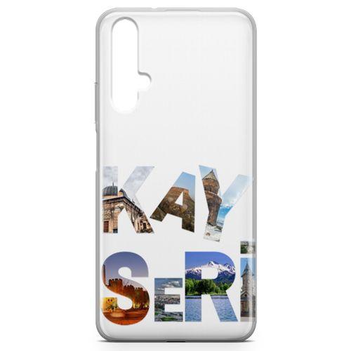 Honor View 20 Kılıf Kayseri Gezi Arka Kapak Koruma Desenli Full Koruyucu