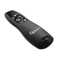 QPORT Q-SUN400 2.4 GHZ USB KIRMIZI LAZERLİ SUNUM KUMANDASI - PRESENTER