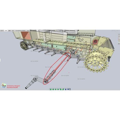 TIGER TANK TORPİDO ÇUBUKLARI STL 35 (Bu ürün Sadece Plastik parçadır - Almadan Önce Soru Sorabilirsiniz)