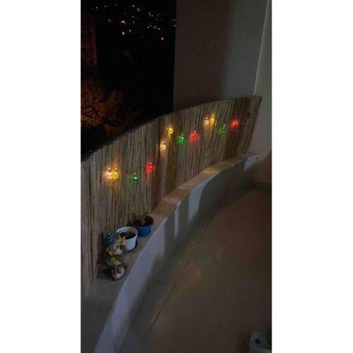 özgazi 80 Cm x 3 Metre Doğal Kamış Hasır Balkon Çiti