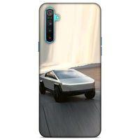 Lopard Oppo Realme 6i Uyumlu Kılıf PickUpX (17) Tasarım Kılıf Gümüş Gri