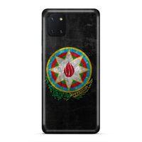 Huawei Y5P Uyumlu Kılıf Azarbaijan (39) Liquid Crystal Kılıf Amblem