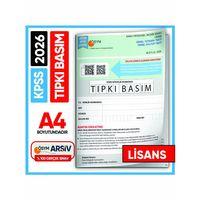 2026 KPSS LİSANS GY-GK ÖSYM Tıpkı Basım Çıkmış Soru Deneme Kitapçığı (Çözümlü Türkiye Geneli Sınav)