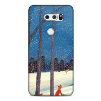 LG K50S Kılıf Snowix (45) Liquid Air Kılıf Turuncu Mavi