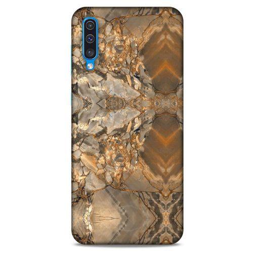 Mermer Desenli (8) Tema Baskılı Kılıf Açık Kahverengi Samsung Galaxy A30s Kılıf