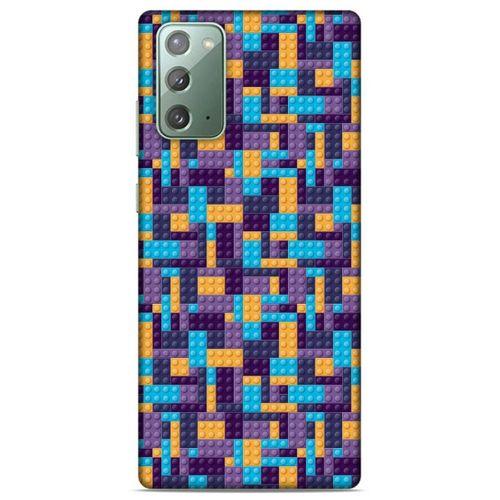 Lopard Samsung Galaxy Note 20 Uyumlu Kılıf BloX (49) Ultra Silikon Kılıf Mor Orange
