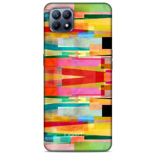 Huawei P40 Lite Kılıf Pastel Renkler (21) Koruyucu Kapak Yeşil Kırmızı