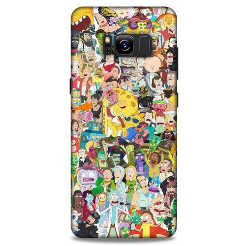 Samsung Galaxy S8 Uyumlu Kılıf Rick And Morty (36) Glitter Kılıf Cop Morty