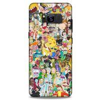 Samsung Galaxy S8 Uyumlu Kılıf Rick And Morty (36) Glitter Kılıf Cop Morty