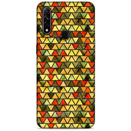 Oppo A31 Kılıf Pastel Renkler (46) Core Armor Kılıf Yeşil Sarı