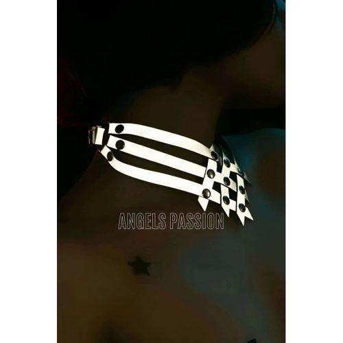 Karanlıkta Parlayan Seksi Choker - Reflektörlü Chohker - APFT585