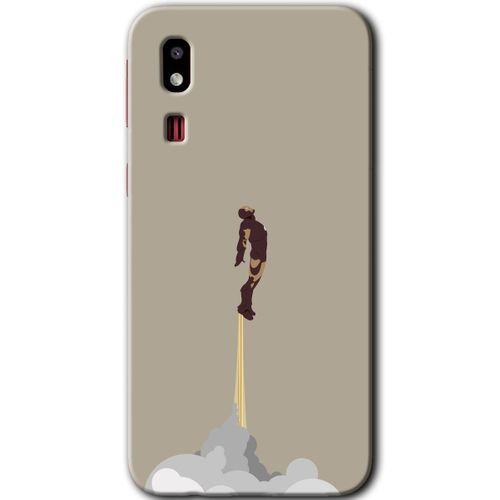 Samsung Galaxy A2 Core Kılıf HD Desen Baskılı Arka Kapak - İronman-Airport