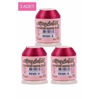 3 Adet Altınbaşak Oya ve Dantel İpi 20 gr - Royaleks - No: 006