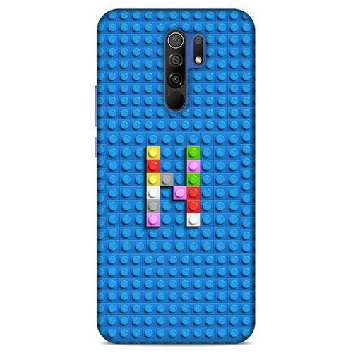 Lopard Xiaomi Redmi 9 Uyumlu Kılıf BloX (25) Antişok Kapak N Harfi