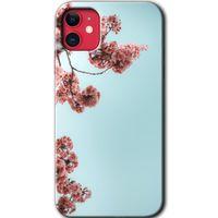 iPhone 11 HD Baskılı Kılıf + 9D Tam Ekran Koruyucu - Japon Çiçeği