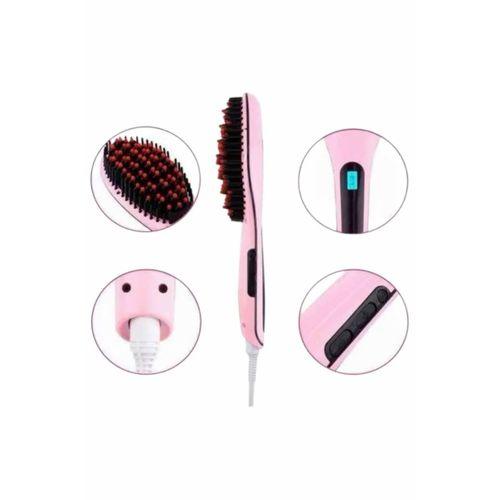 Fön Etkili Saç Düzleştirici Tarak Yıpranma Karşıtı Döner Kablo Isı Ayarlı