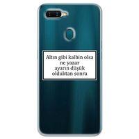 Oppo A5s Kılıf HD Yazı Baskılı Silikon Arka Kapak - Yazı 3