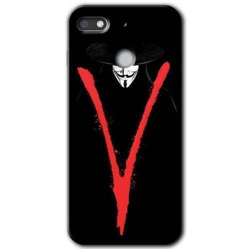 General Mobile GM 8 Go Kılıf HD Desen Baskılı Arka Kapak - V for