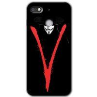 General Mobile GM 8 Go Kılıf HD Desen Baskılı Arka Kapak - V for