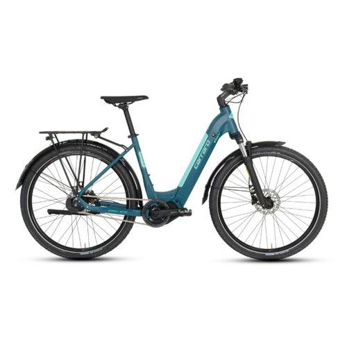 Carraro E-Flow X 27.5 Jant Elektrikli Şehir Bisikleti 44cm Gece Yeşili Turkuaz-Su Yeşili
