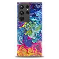 Samsung Galaxy S23 Ultra Kılıf HD Baskılı Kılıf - Colors + Tam Ekran Koruyucu