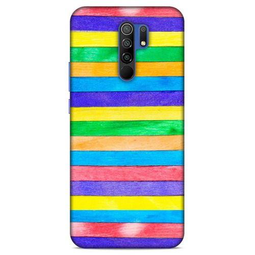 Lopard Xiaomi Redmi 9 Uyumlu Kılıf Wood'X (22) Tam Koruma Kılıfı Desenli