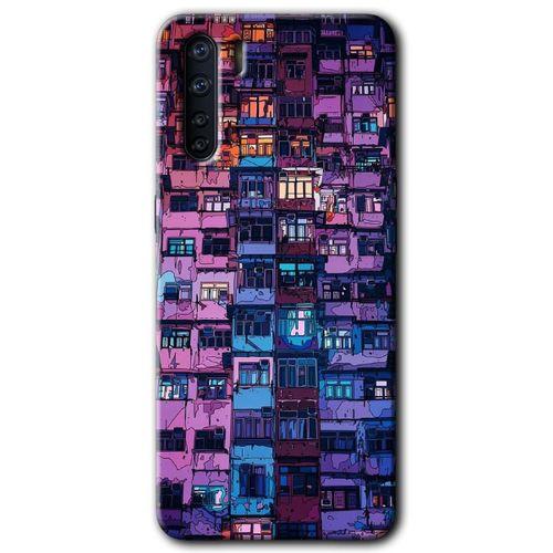 potkal-op-br-hy-Oppo-A91-m-21 Potkal Hediye Fabrikası Oppo A91 Kılıf HD Baskılı Desen + Hayalet Cam Yandan Görünmez