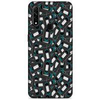 Retro (26) Desen Tpu Silikon Kılıf Renkli Oppo A31 Kılıf