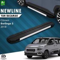 S-Dizayn Citroen Berlingo 3 Uzun Şase NewLine Aluminyum Yan Basamak 213 Cm 2018 Üzeri A+ Kalite