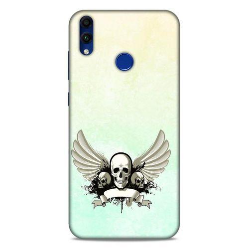 Lopard Huawei Honor 8C Uyumlu Kılıf Tattoo's (8) Baskılı Kılıf Yeşil Beyaz