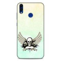 Lopard Huawei Honor 8C Uyumlu Kılıf Tattoo's (8) Baskılı Kılıf Yeşil Beyaz