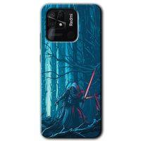 MRCİLETİSİM Xiaomi Redmi 10C Kılıf HD Desen Baskılı Arka Kapak + Temperli Cam - Jedi