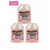 3 Adet Altınbaşak Oya ve Dantel İpi 20 gr - Royaleks - No: 648