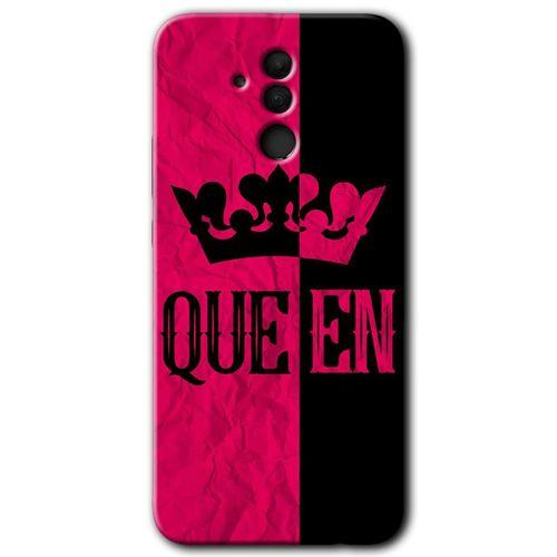 Huawei Mate 20 Lite Kılıf Baskılı Kapak - Queen +Tam Ekran Koruyucu