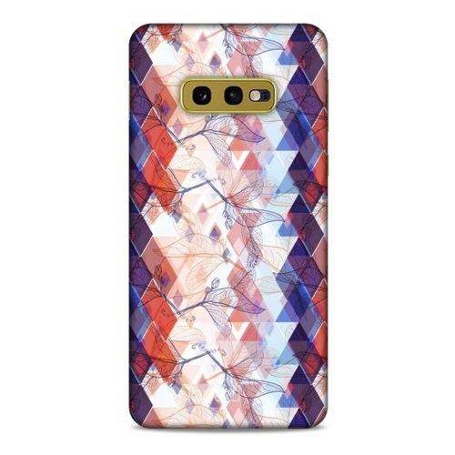 Samsung Galaxy S10e Kılıf Pastel Renkler (3) Kapak Kırmızı Lacivert