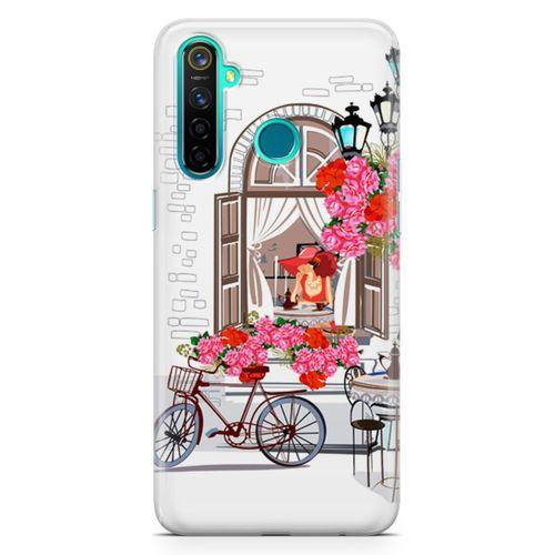 Realme 5 Pro Kılıf Bisiklet Arka Kapak Koruma Desenli Full Koruyucu