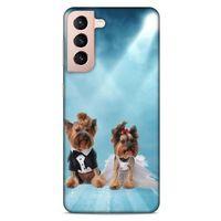 Lopard Samsung Galaxy S21 Uyumlu Kılıf Köpek Kıyafetleri (18) Telefon Kılıfları