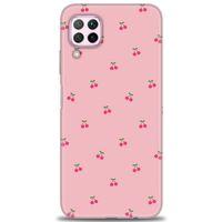 Huawei P40 Lite Kılıf HD Baskılı Kılıf - Minik Kirazlar + Tam Ekran Koruyucu