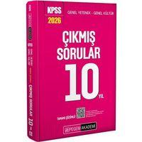 2026 KPSS Genel Yetenek Genel Kültür Tamamı Çözümlü Son 10 Yıl Çıkmış Sorular Pegem Akademi