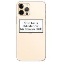 Iphone 12 Pro Kılıf HD Yazı Baskılı Silikon Arka Kapak - Yazı 1