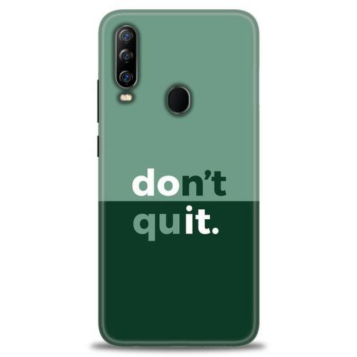 General Mobile GM 20 Pro Kılıf HD Baskılı Kılıf - Dont Quit + Tam Ekran Koruyucu