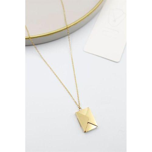 Mektup Kolye - Altın